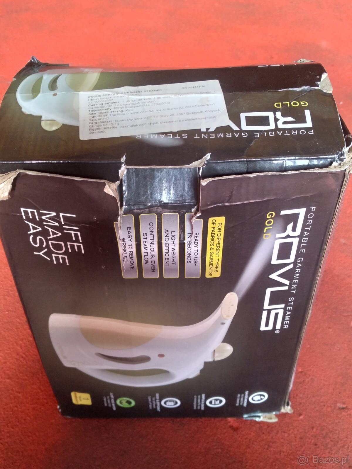 Parownica do ubrań ROVUS nowa cena 110 zł polecam mocna wyda - 3