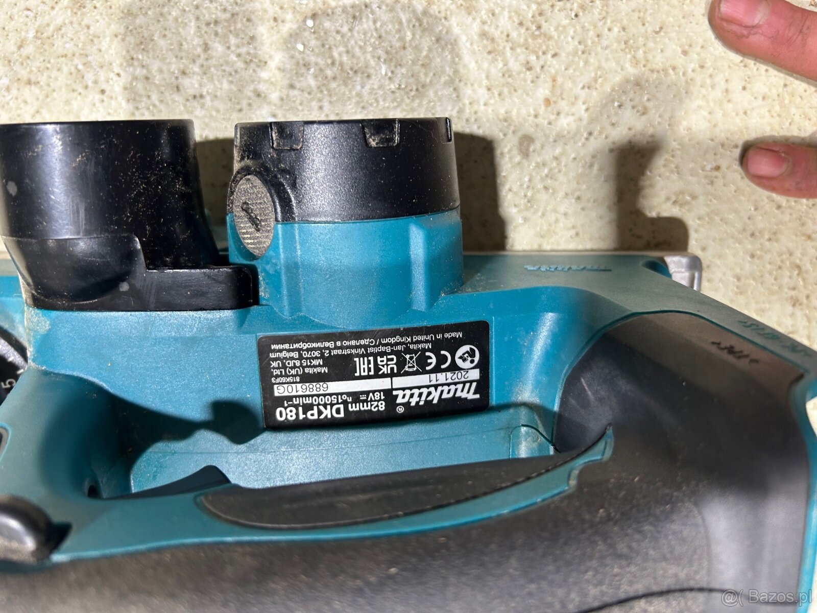 Akumulatorowy strug do drewna Makita DKP180Z - 3