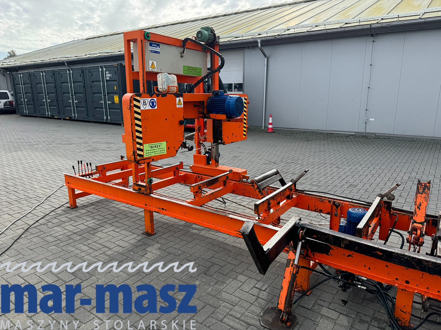 Trak pilarka taśmowa pozioma WIREX typ CZ-1 hydrauliczny - 3