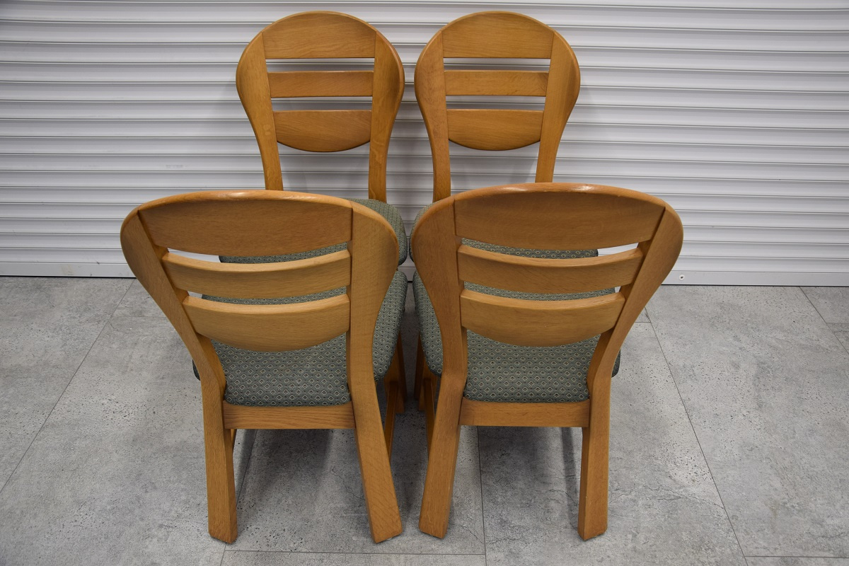 krzesła dębowe 4 sztuki - jak nowe - 3