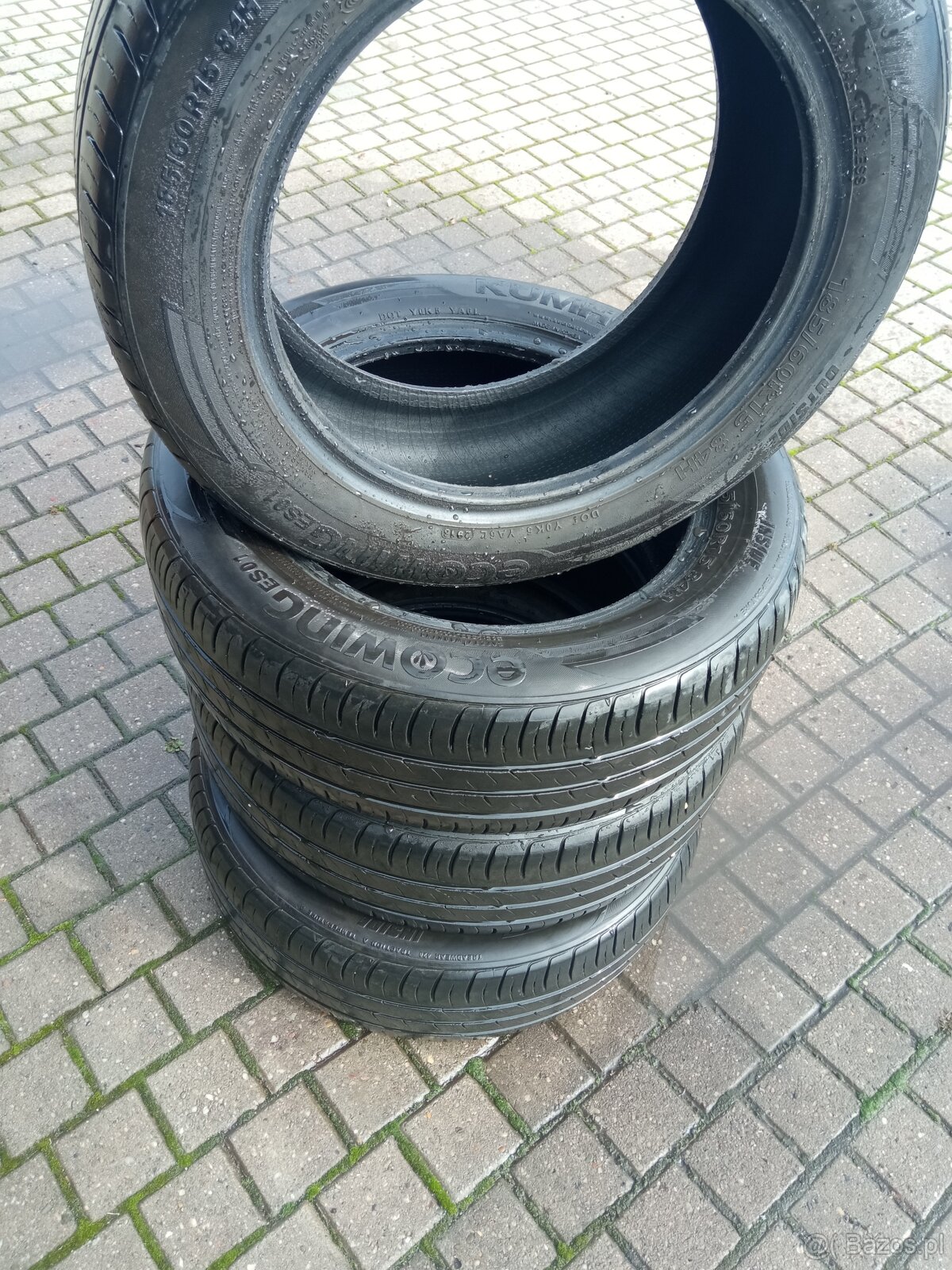 opony 185/60/15 r KUMHO ES OI ECOWNG 84 h bieżnik ok 5,5 mm - 3