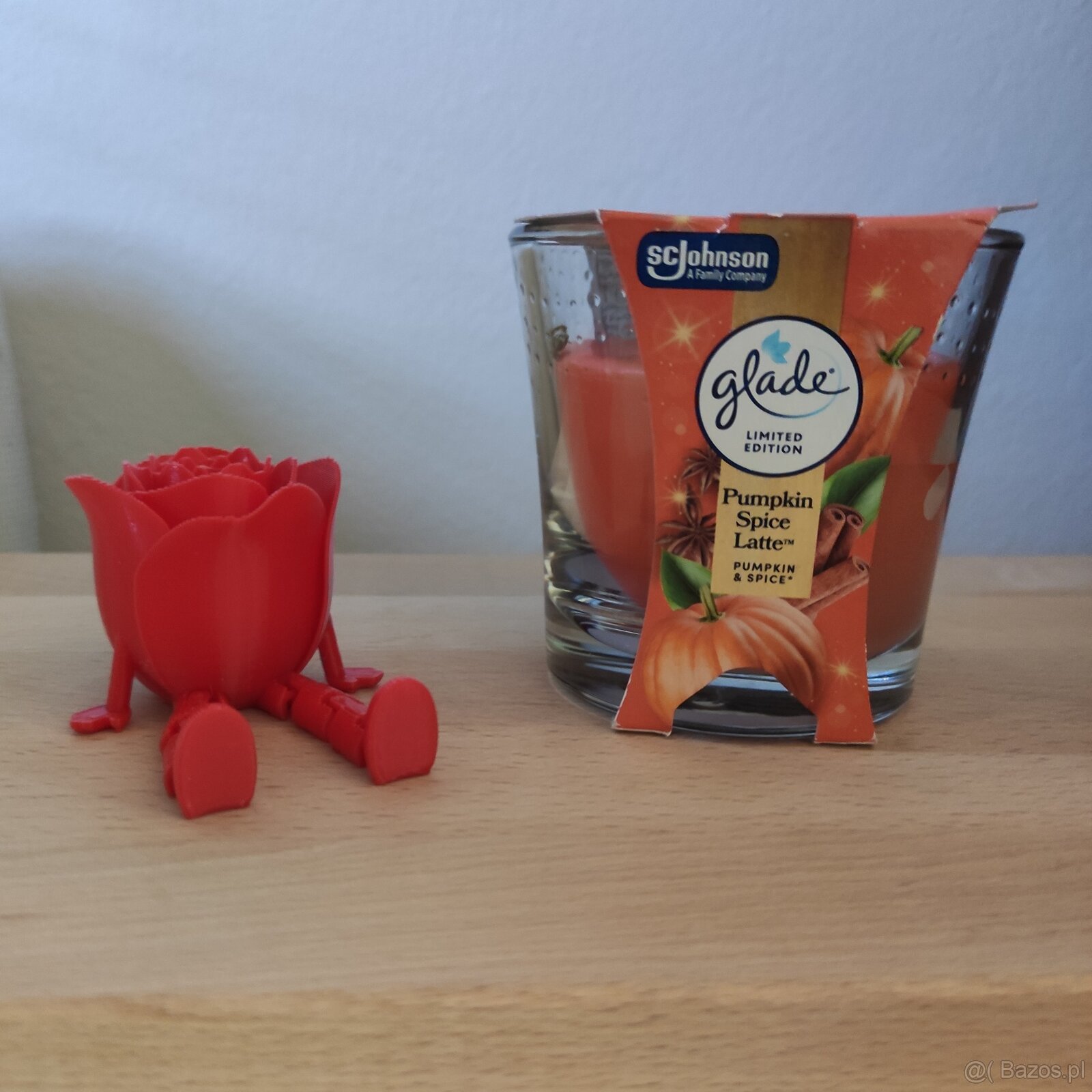 Siedząca różyczka z druku 3D – oryginalna dekoracja - 3