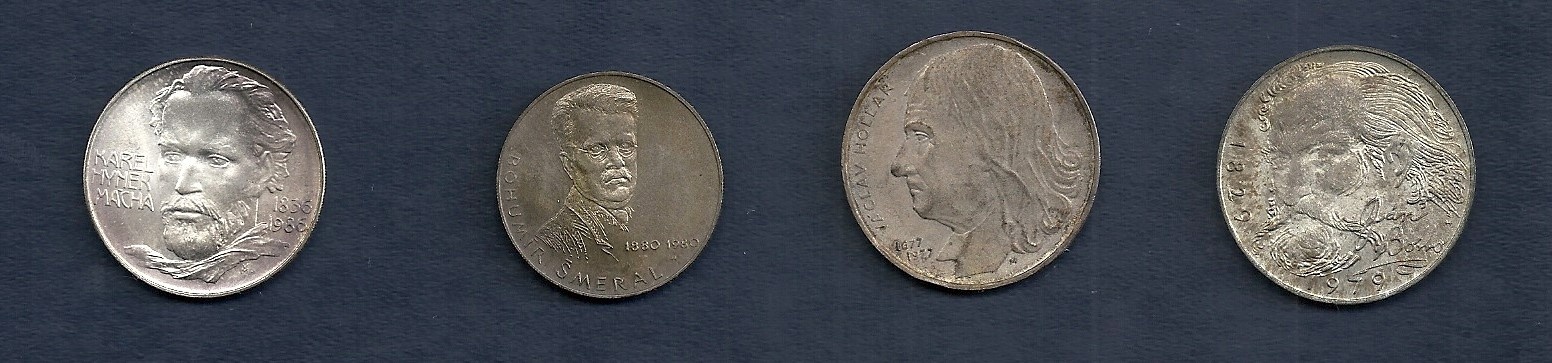 Srebrne monety pamiątkowe Czechosłowackiej Republiki - 3
