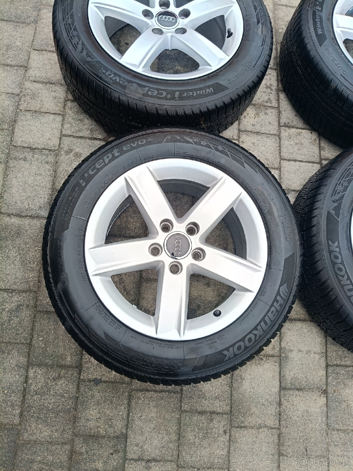 Alufelgi audi 16 cali z oponami zimowymi - 3