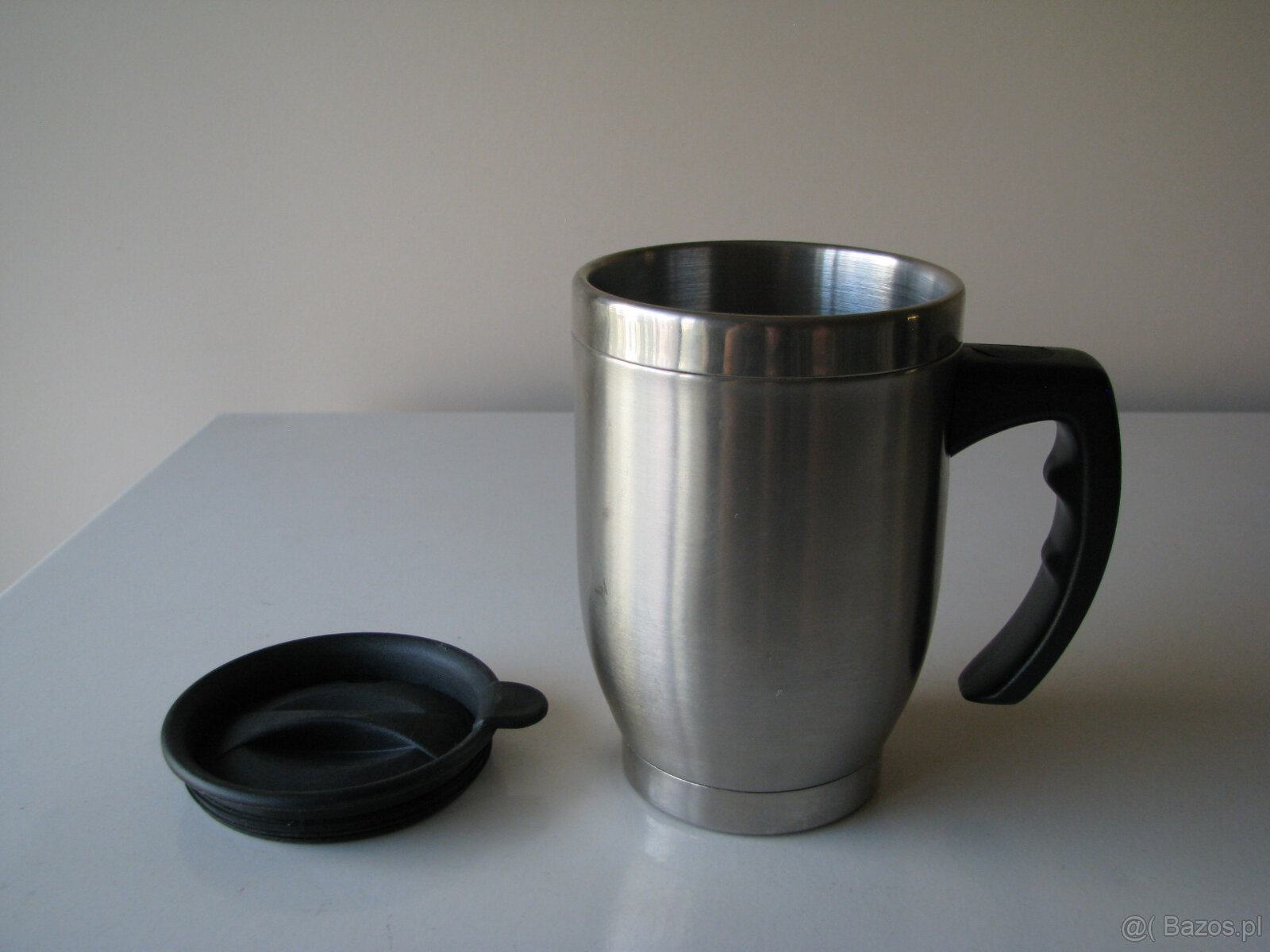 Stalowy kubek termiczny Termite z pokrywką - 3