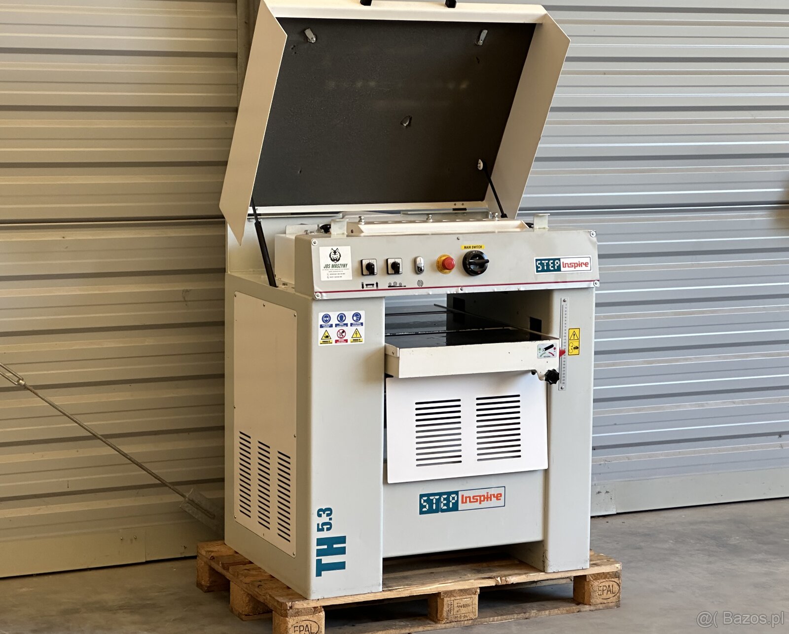 Grubościówka 530 mm | 5,5 kW | 4 noże | Elektryczny podnoszo - 3