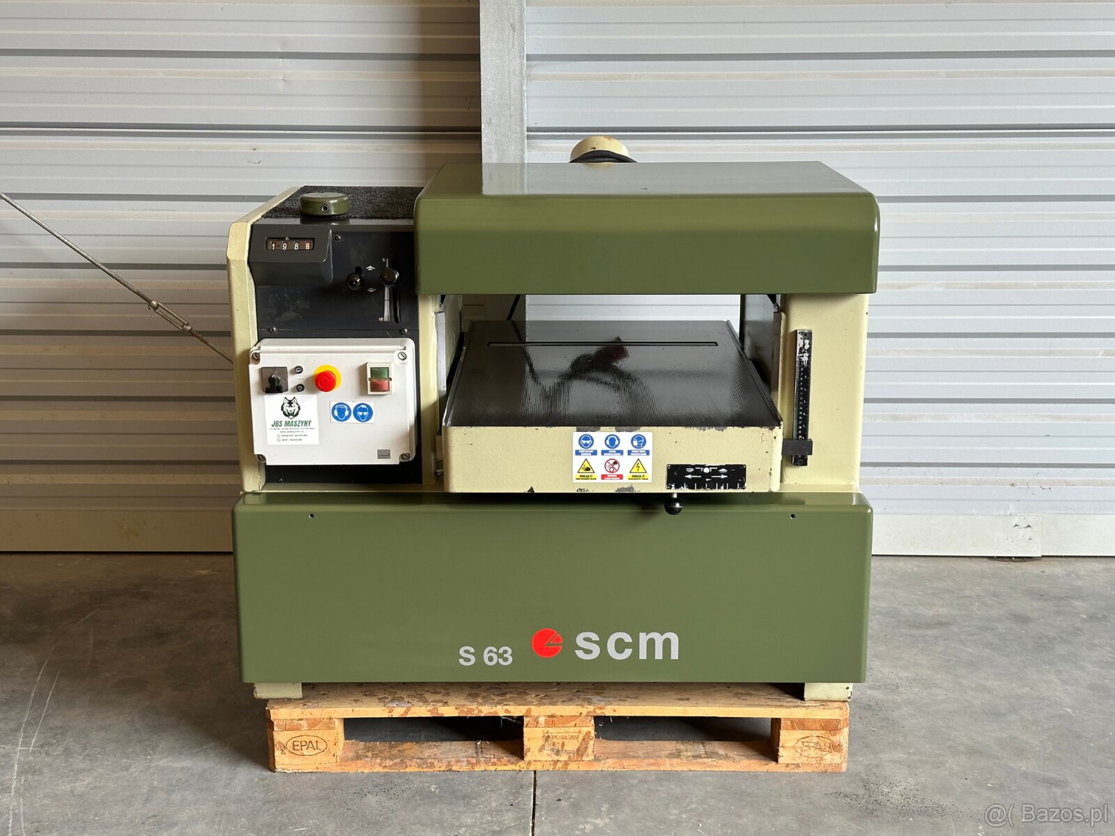 GRUBOŚCIÓWKA SCM S 63 – 630 mm | 4 NOŻE | 5,5 kW | JBS MASZY - 3