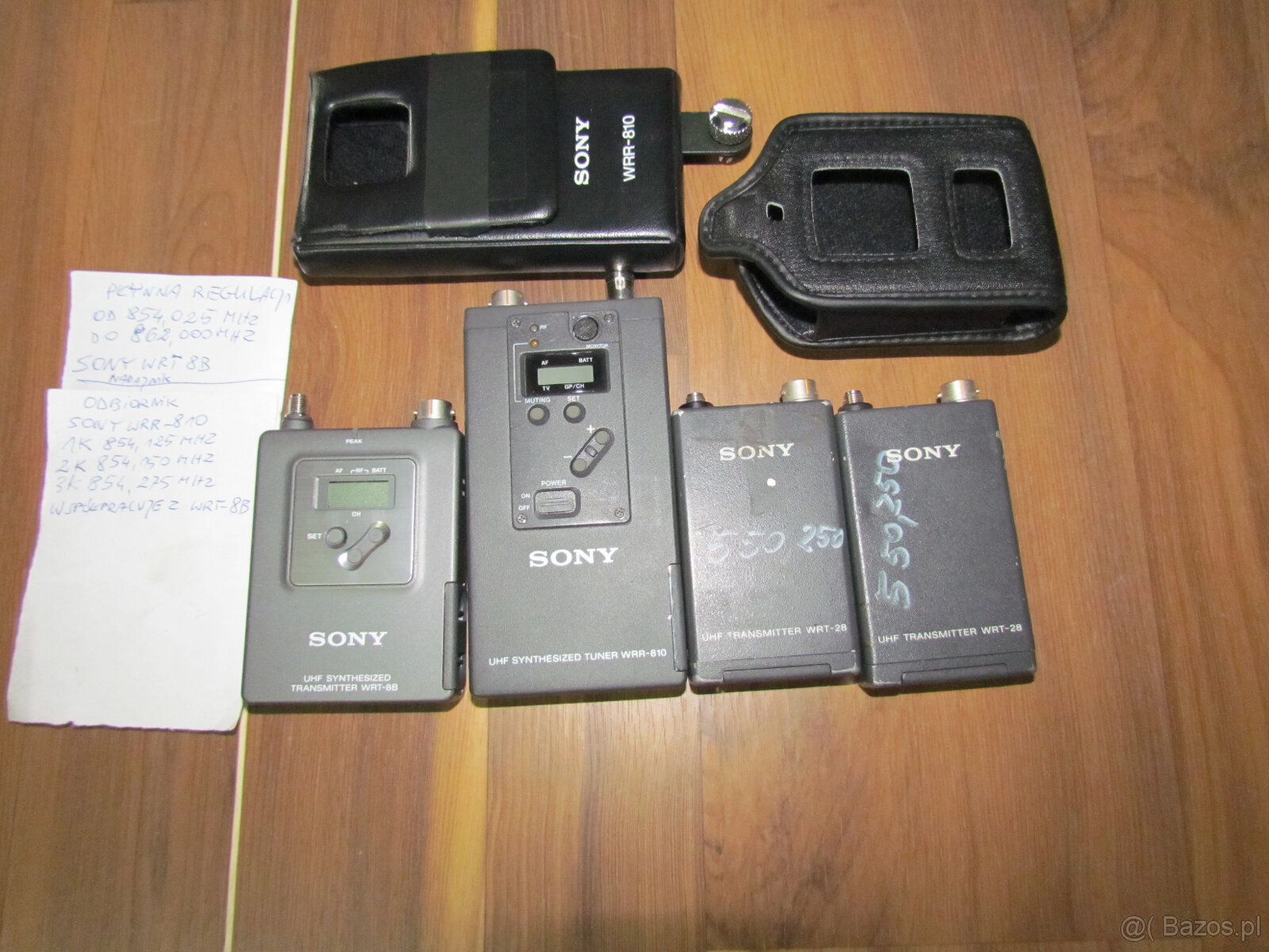 Nadajniki i Odbiornik Sony WWR-810 , WRT-8B , WRT-28 - 3