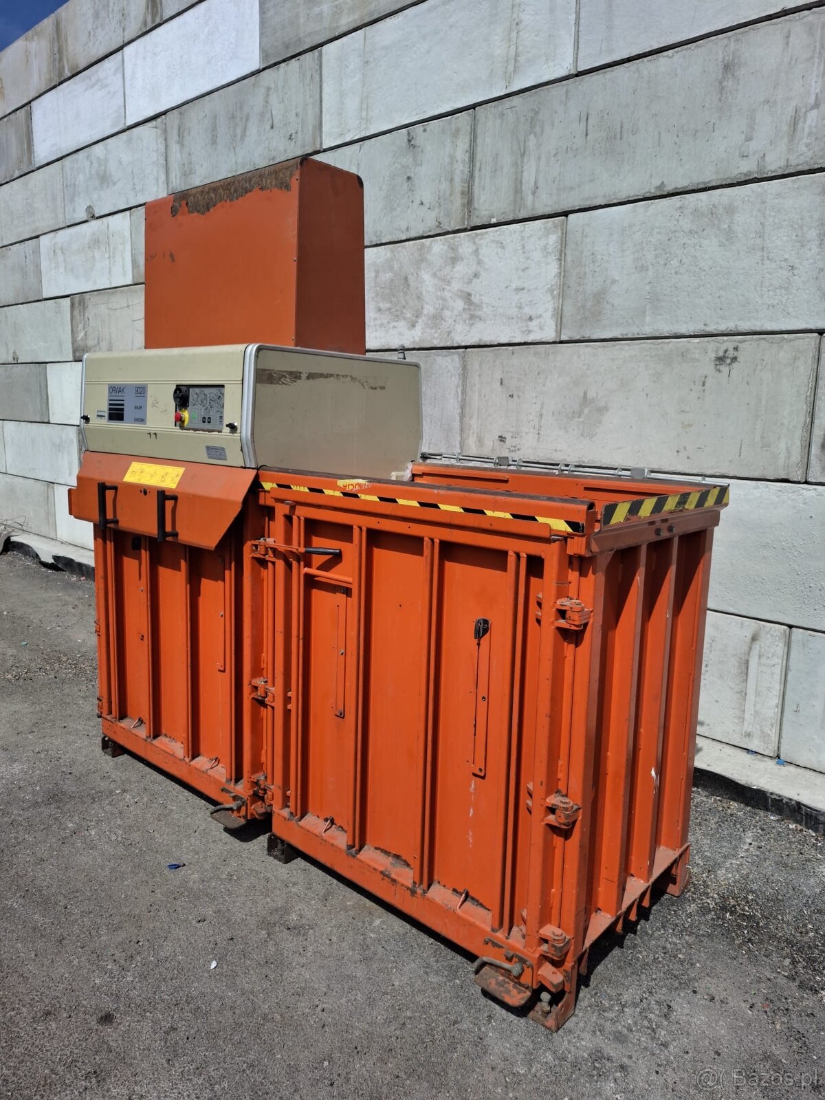 Belownica prasa do foli kartonu makulatury śmieci odpadów - 3