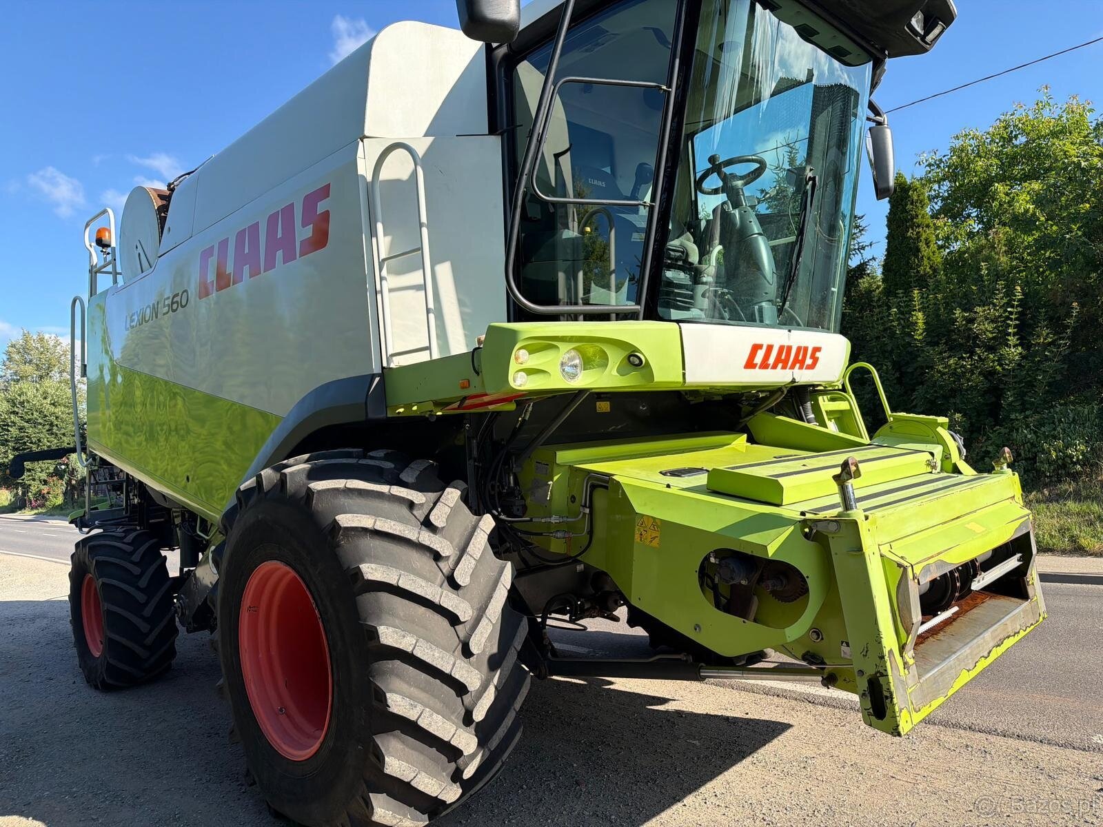 Kombajn zbożowy Claas Lexion 560 heder V750 rok prod. 2009 S - 3
