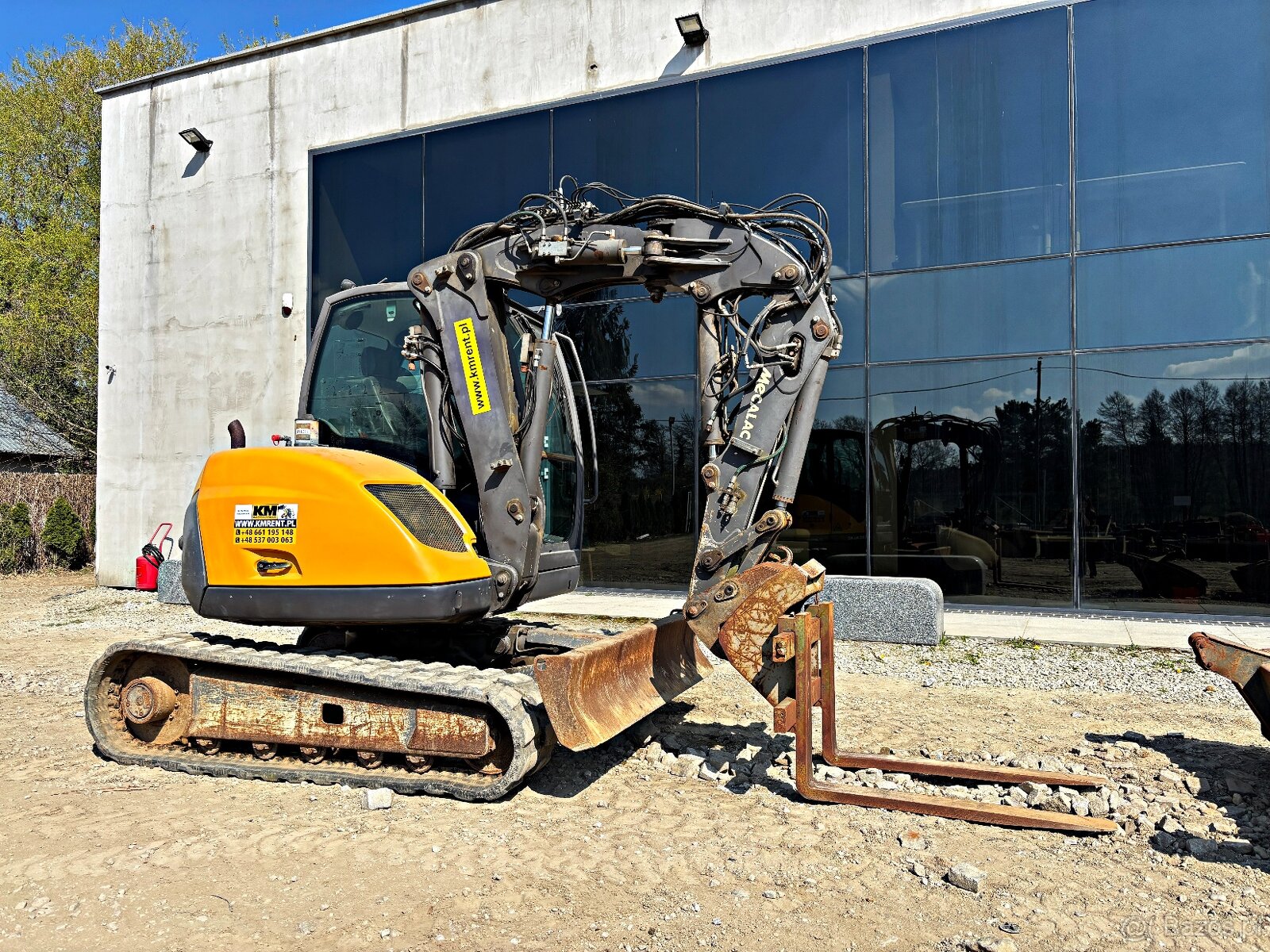 Mecalac 6 MCR MINI-KOPARKA 2014R. MTH: 2887 | 8 MCR JCB 805 - 3