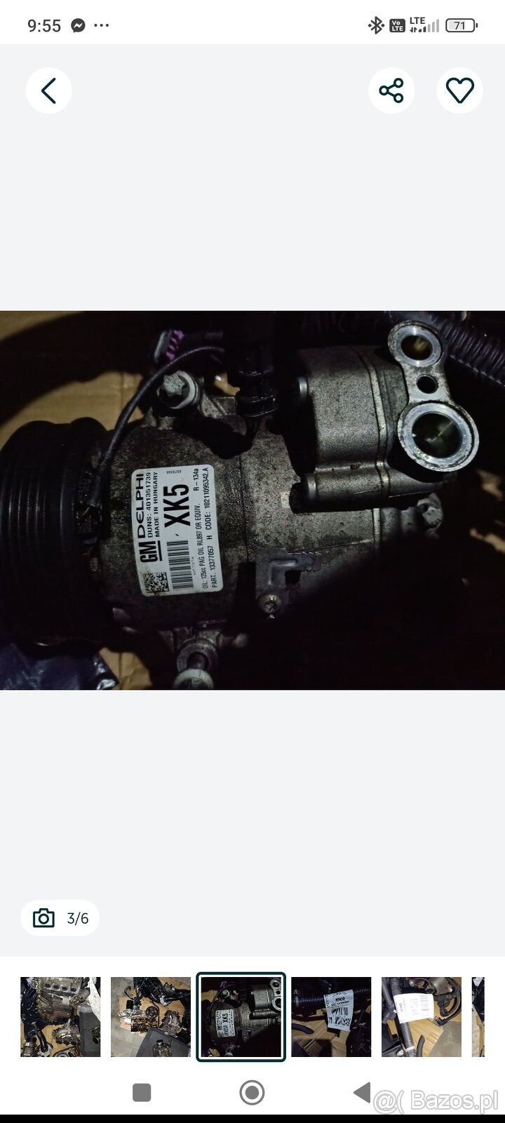 Silnik 1.4 turbo net Opel Meriva uszkodzony - 3