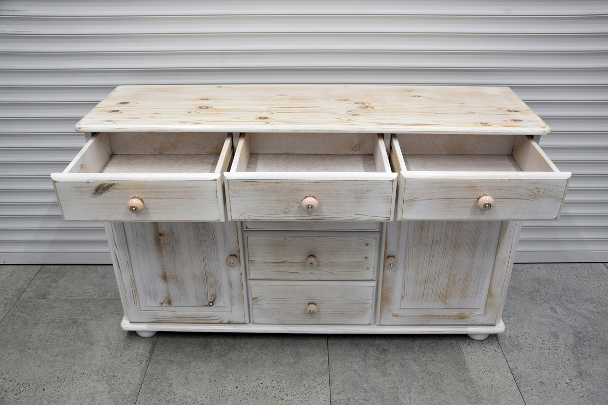 komoda z drewna sosnowego - jak nowa - 3