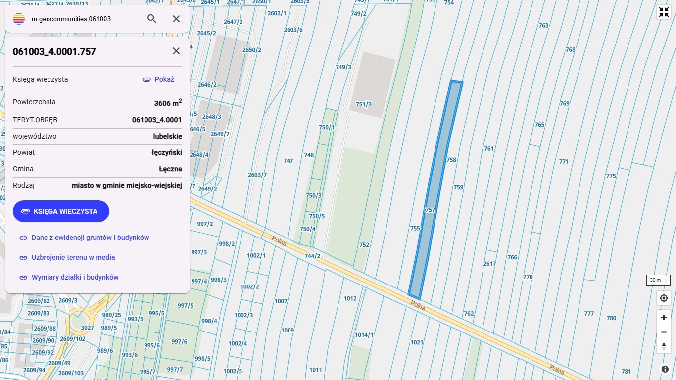 Działka rolno-inwestycyjna Łęczna - 3