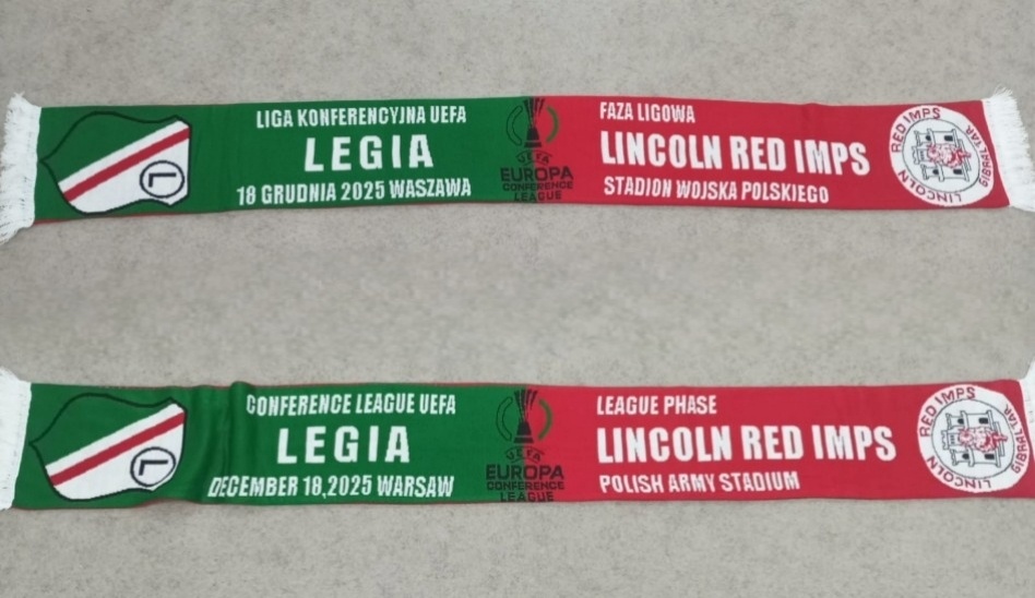 Szalik "Legia" Donieck - "Lincoln Red Devils" Gibraltar - 3