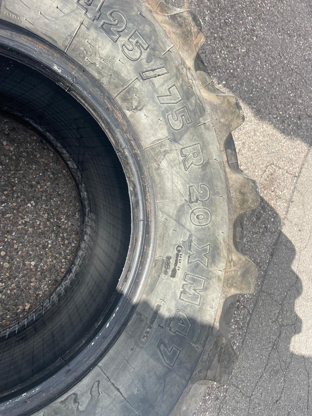Opony MICHELIN 425/75/20 r xm 47 bieżnik ok 1 cm nie naprawi - 3