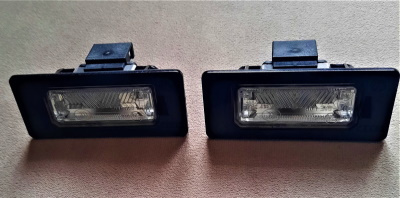 Sprzedam oryginalne lampki do Audi A4 B8 ośw. rejestracji - 3