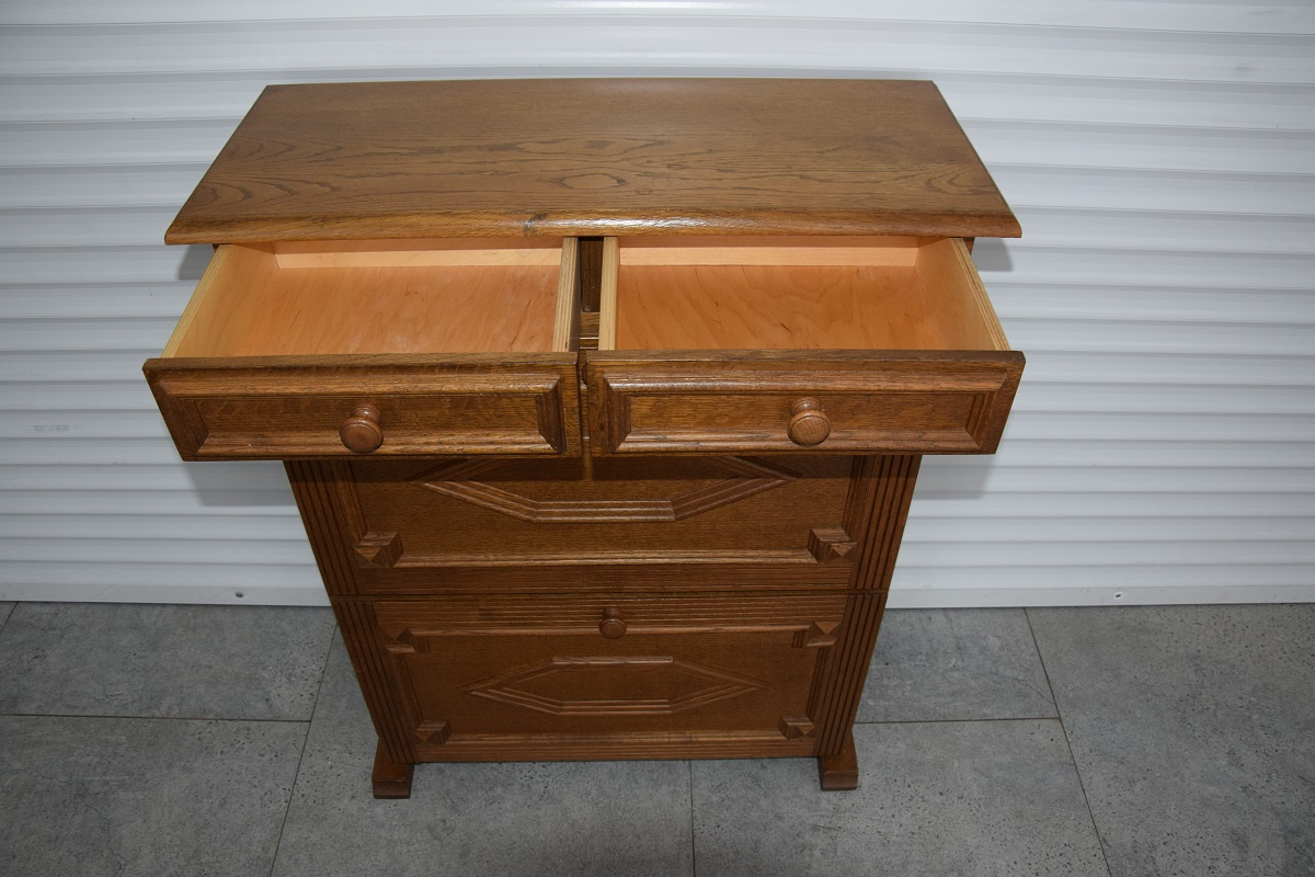 szafka na buty dębowa - super stan - 3