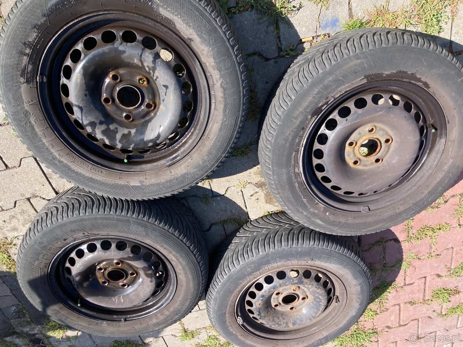 Opony Zimowe Felgami Rozmiar 195x65x15 VW Skoda - 3
