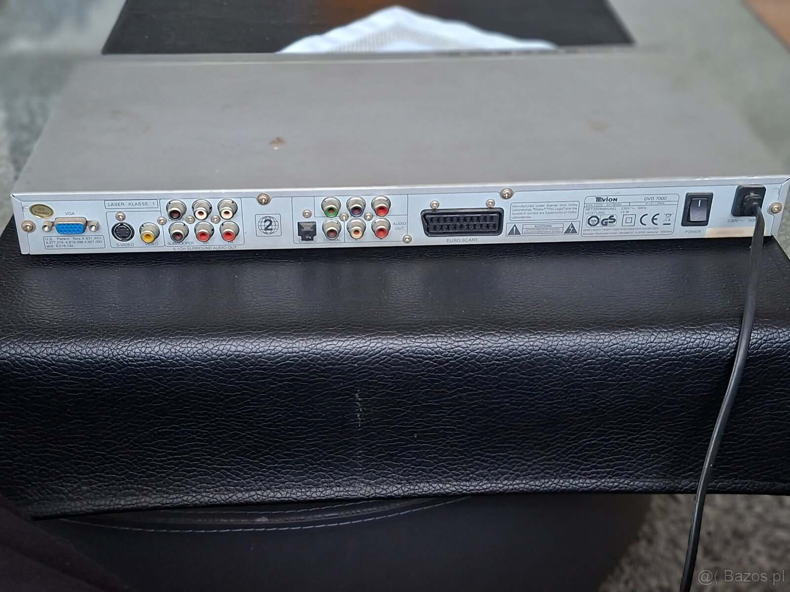 Odtwarzacz DVD Tevion DVD 7000 Srebrny Odtwarza każdą płytę, - 3