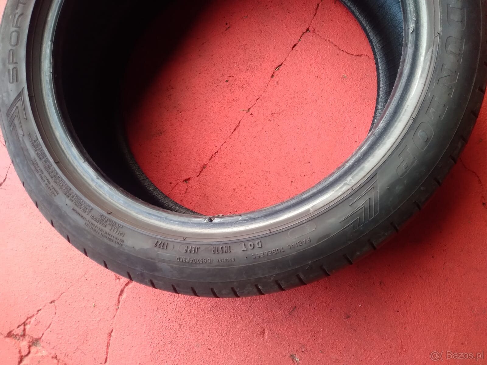 opony 225/45/17 r DUNLOP MAXX RT2 91 Y rok 2023 nie naprawi - 3