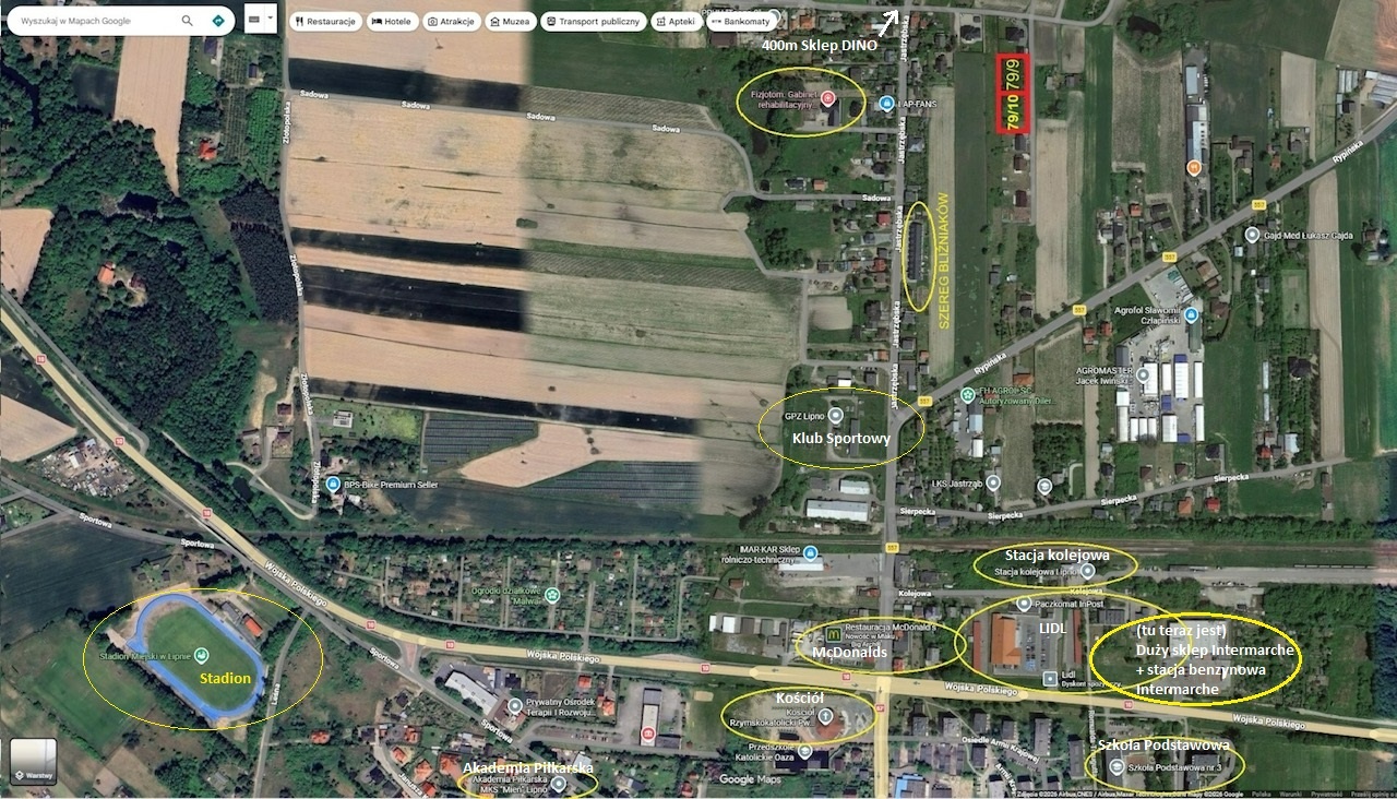 Działka budowlana 1300m2, WZ bezterm., Media, Kolej, Miasto. - 3