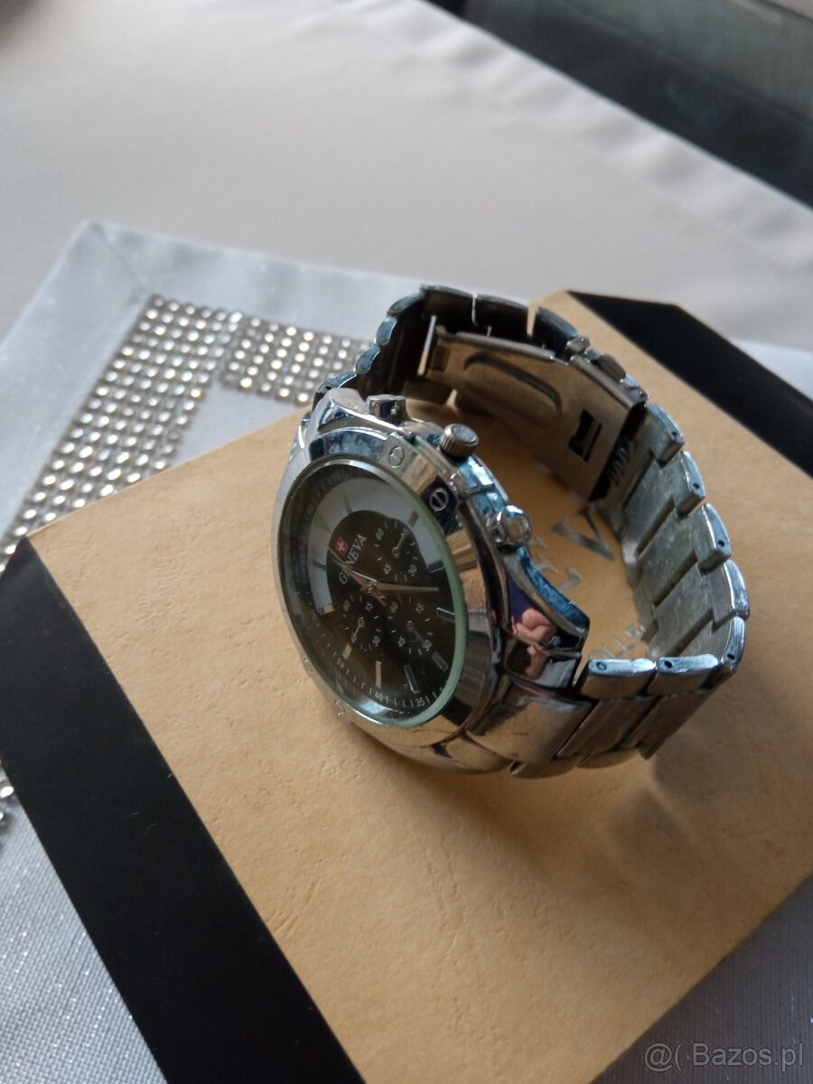 ZEGAREK GENEVA glassic ccolection ze stali szlachetnej stan - 3