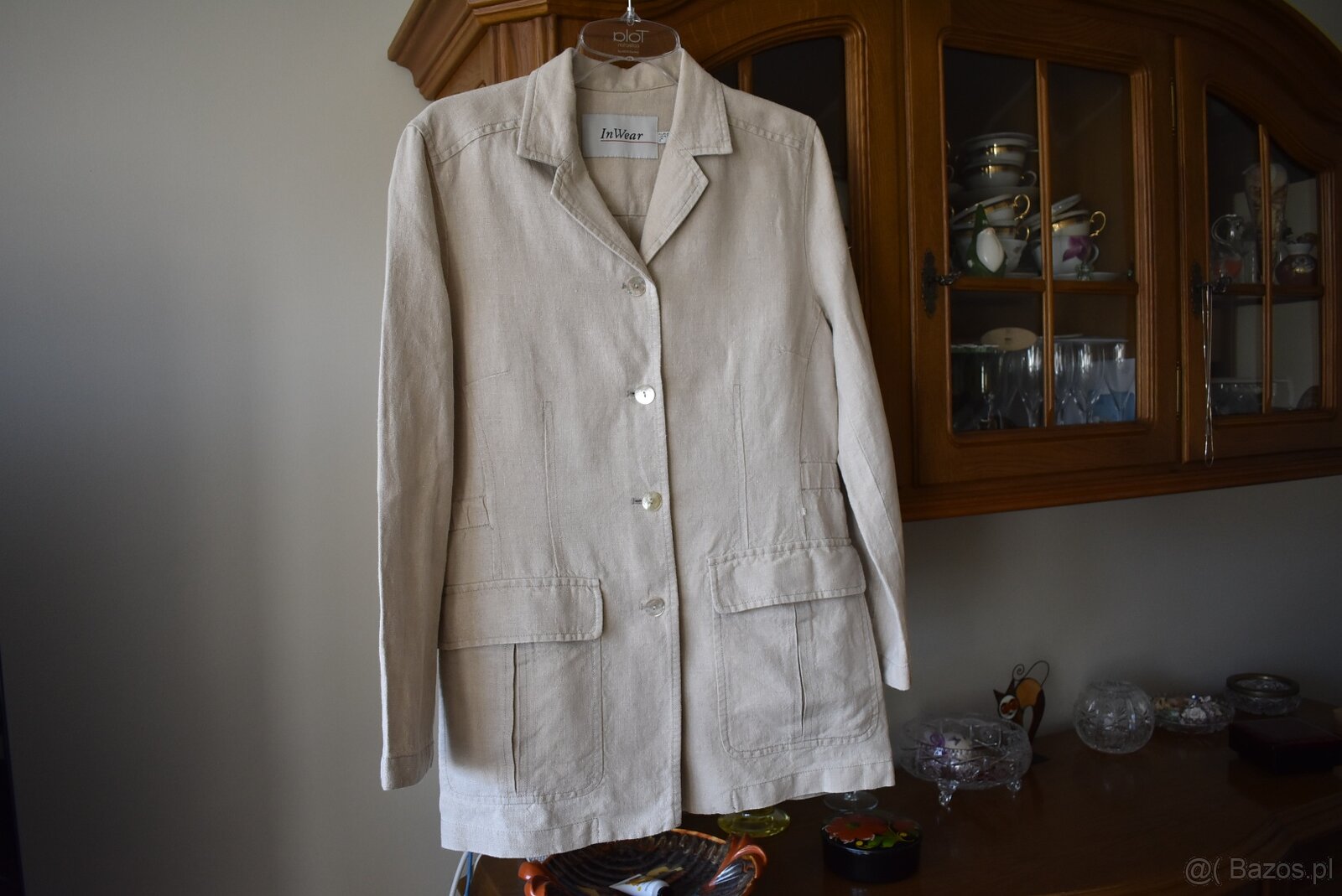 Żakiet vintage len firma InWear - 3
