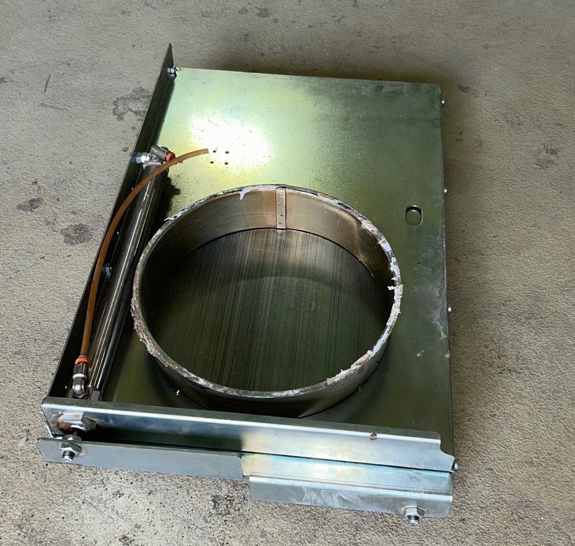 Zasuwa elektro-pneumatyczna, ocynkowana - 3