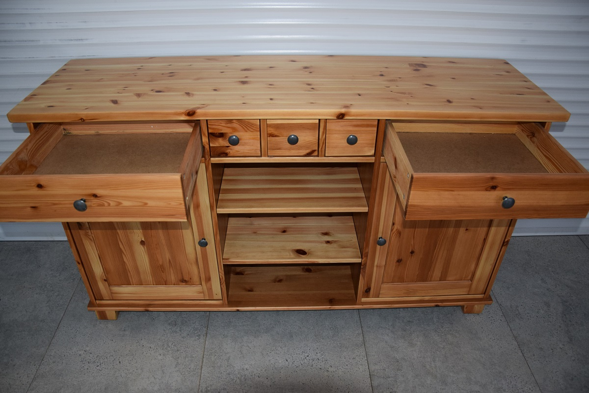 komoda z drewna sosnowego - jak nowa - 3