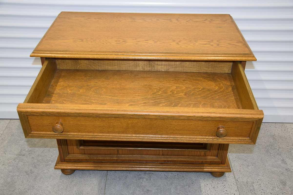 szafka na buty dębowa - jak nowa - 3