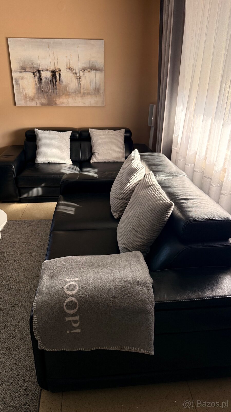 Komplet wypoczynkowy z naturalnej skóry - 3