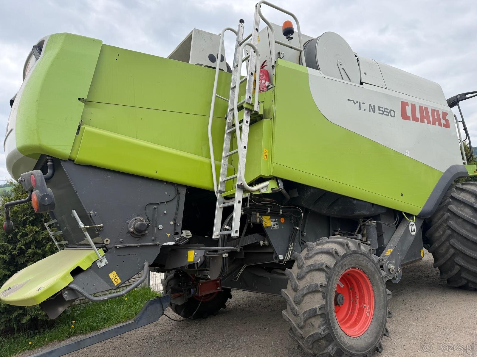 Kombajn zbożowy Claas Lexion 550 heder V750 sprowadzony rok - 3