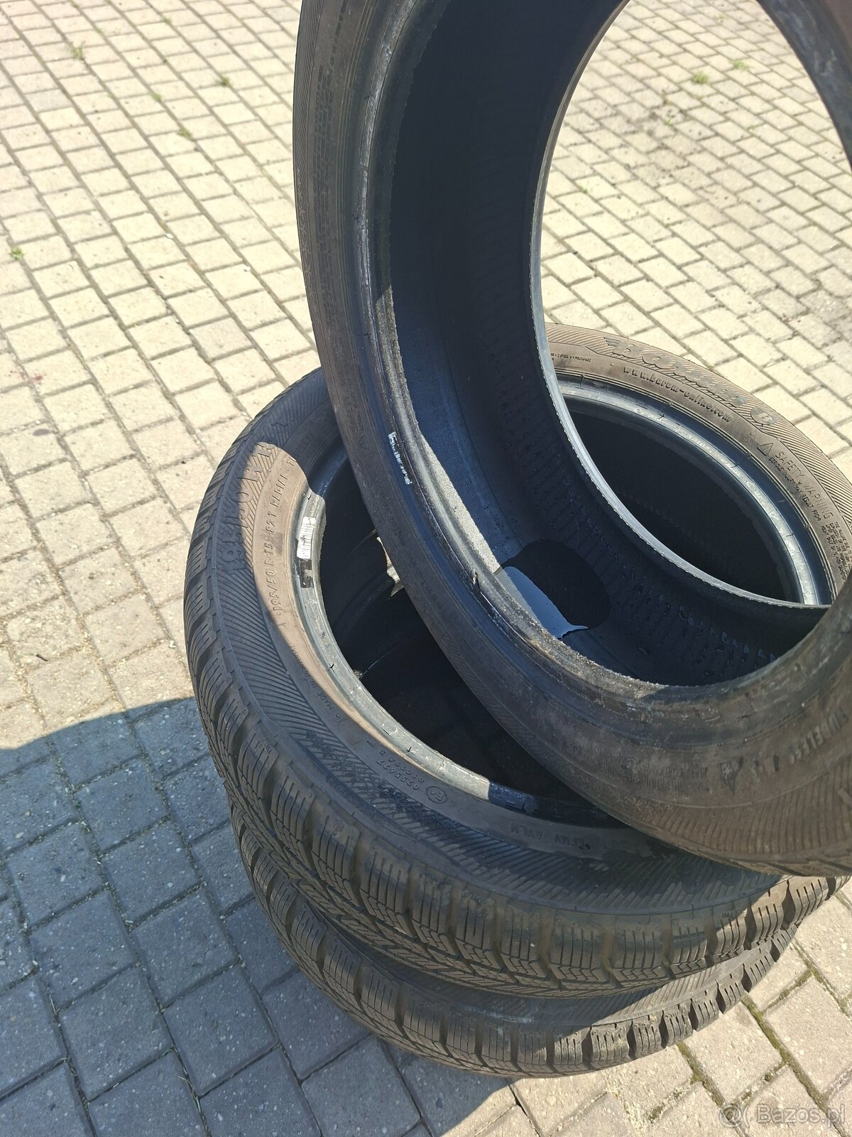 Opony 195/50/15 r BARUM POLARIS 3 m+s 82 t nie naprawiane bi - 3