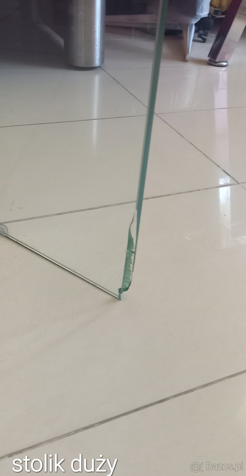 Stolik kawowy szklany duży - 3