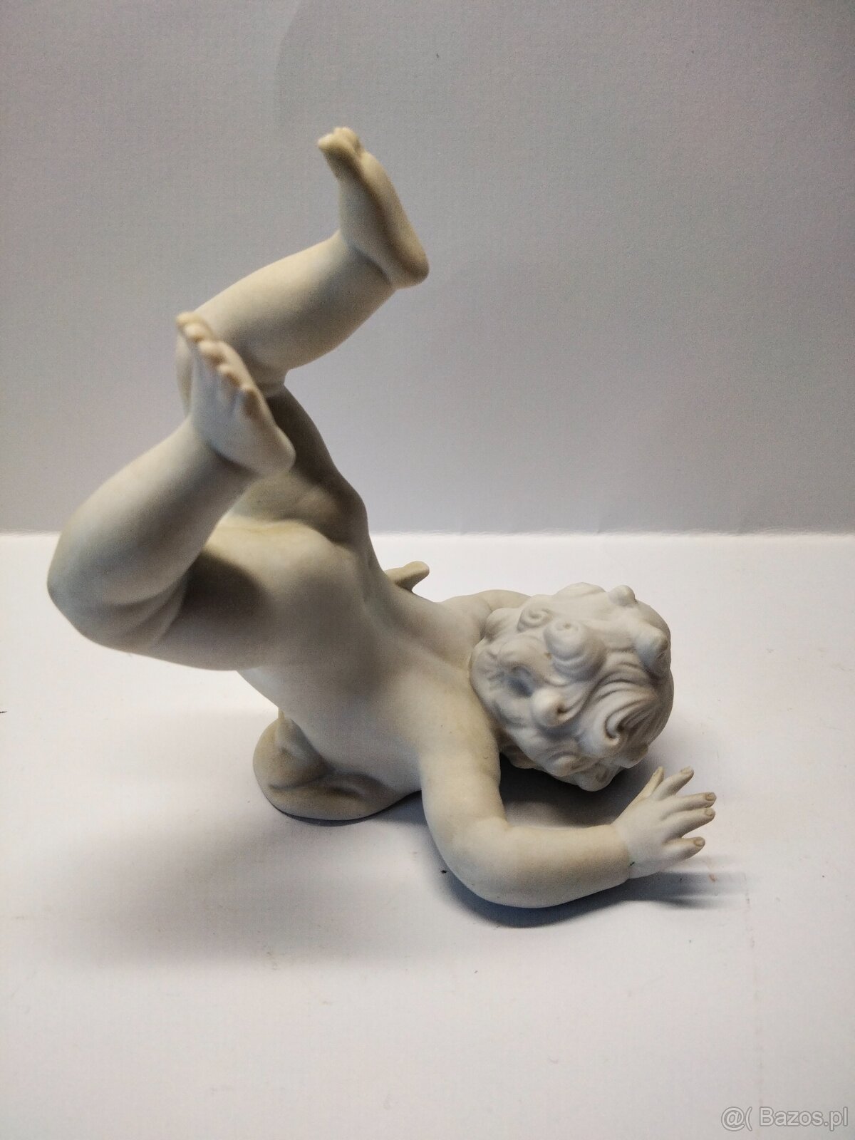 Figurka PUTTO - unikat sygnowana UNTERWEISSBACH. Niemcy, Tur - 3