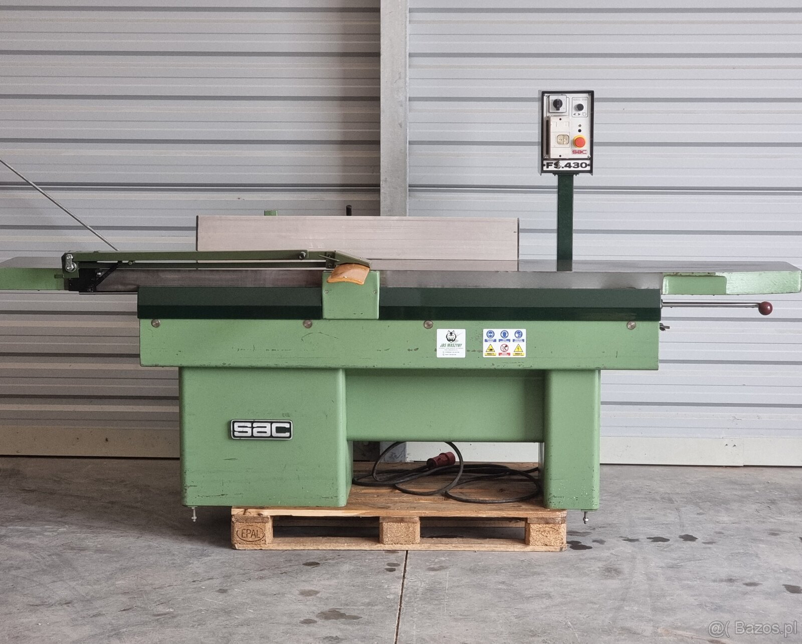 Wyrówniarka Strugarka SAC WŁOSKA 4 noże Odlew - 3