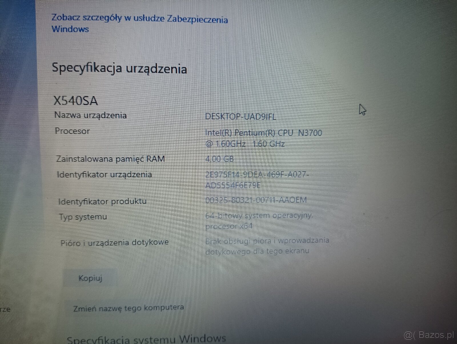 Laptop Asus F 540 S - 3