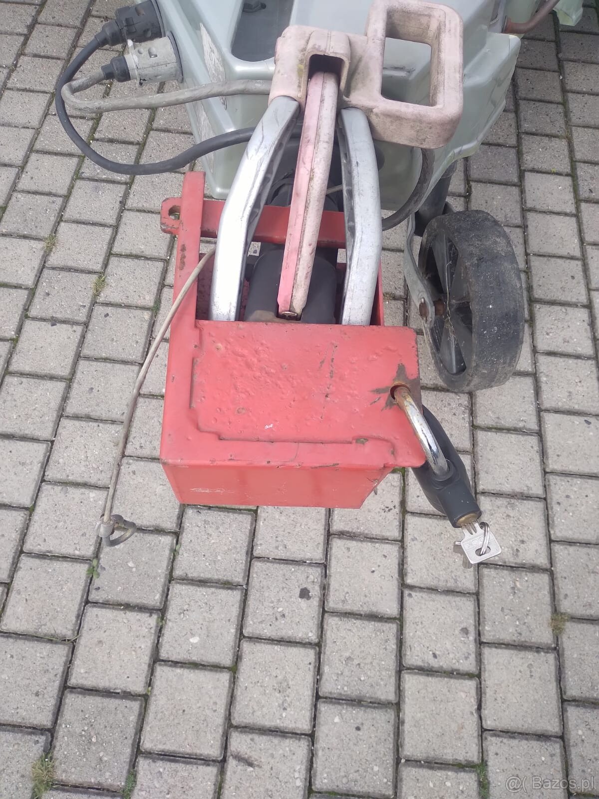 blokada na zaczep przyczepy z balastem mocna zamykana cena - 3