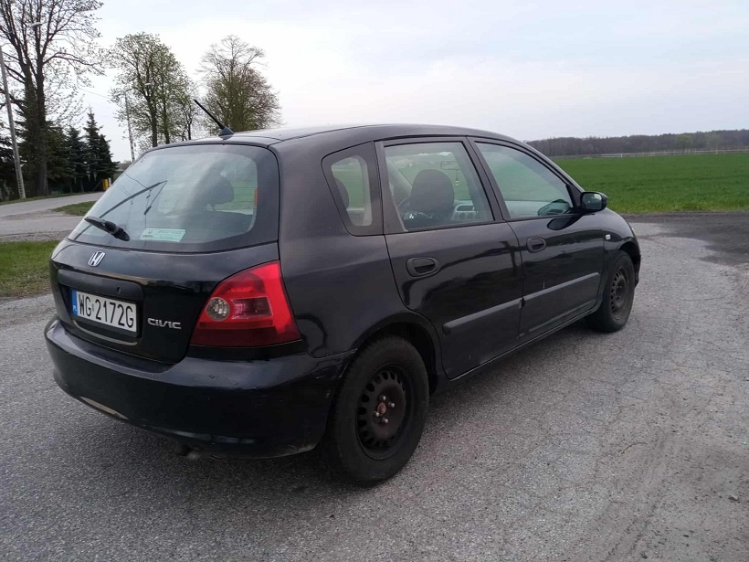 HONDA CIVIC 1.7 KLIMATYZACJA 5 DRZWI WAŻNE OC I PT - 3
