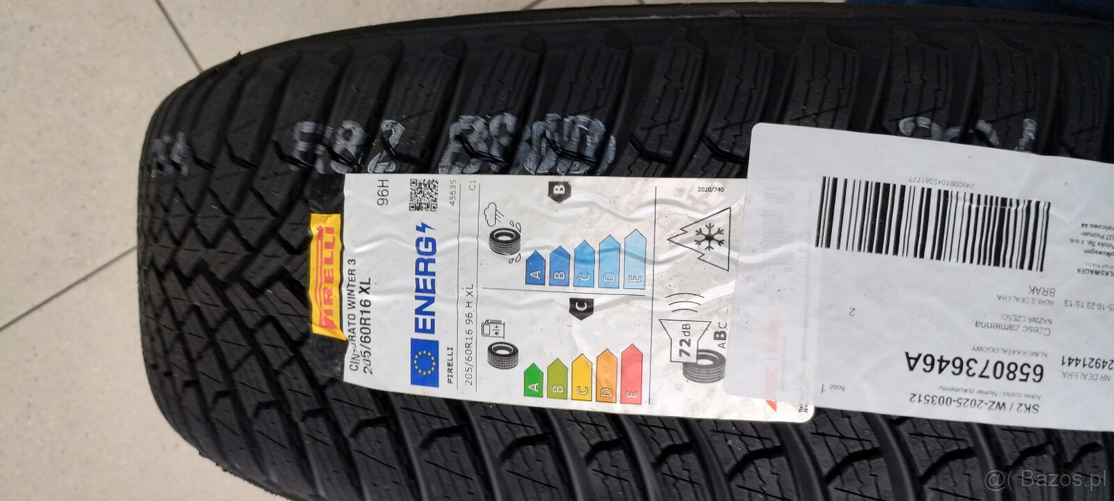 NOWE - 205/60 R16 96H Komplet fabrycznie nowych kół zimowych - 3