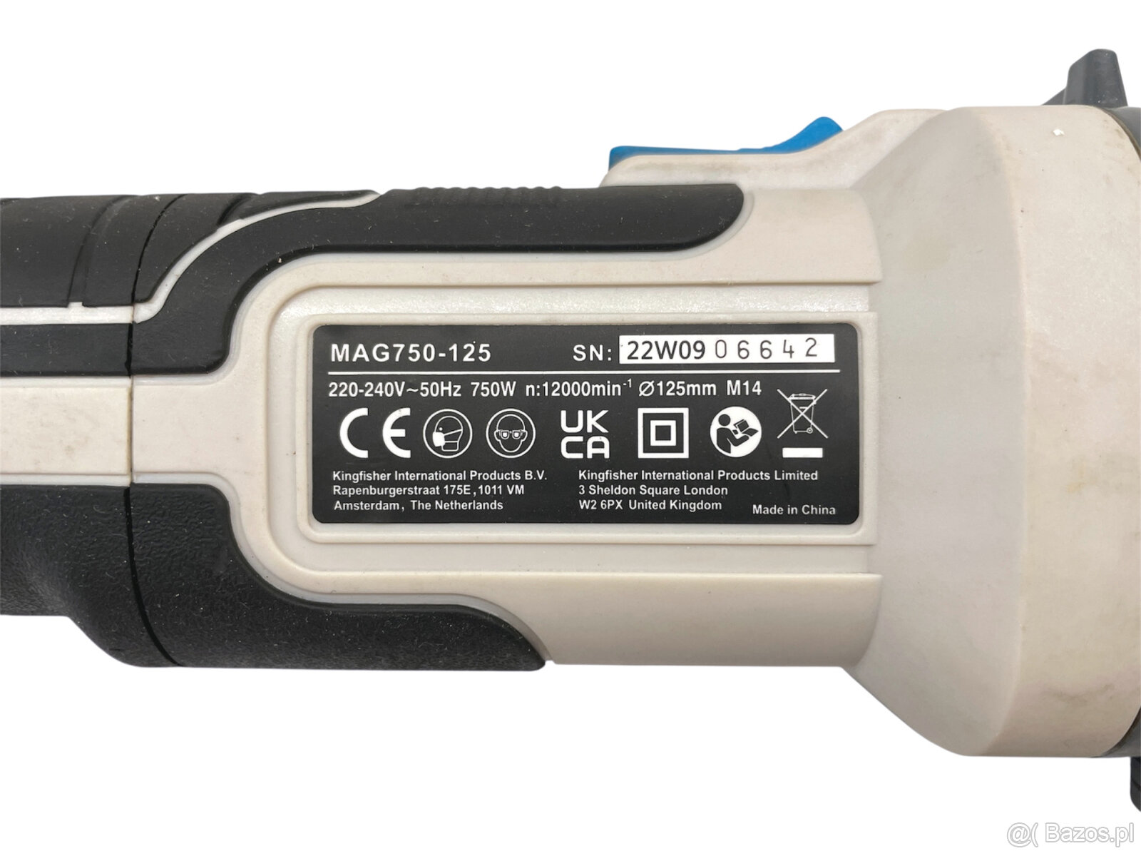 Szlifierka kątowa MacAllister 125 mm 750 W - 3