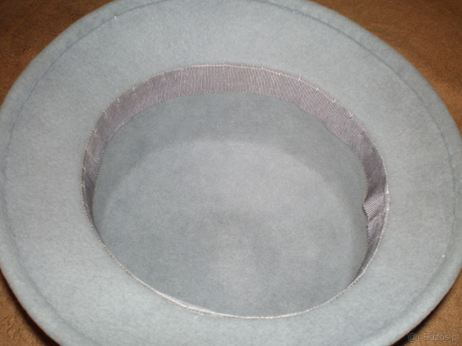 Sprzedam kapelusz damski filcowy w kolorze popielatym. - 3