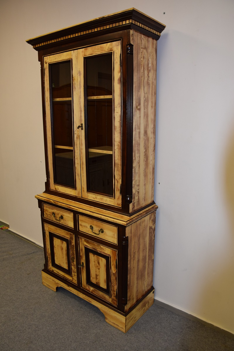 witryna - kredens z drewna - jak nowy - 3