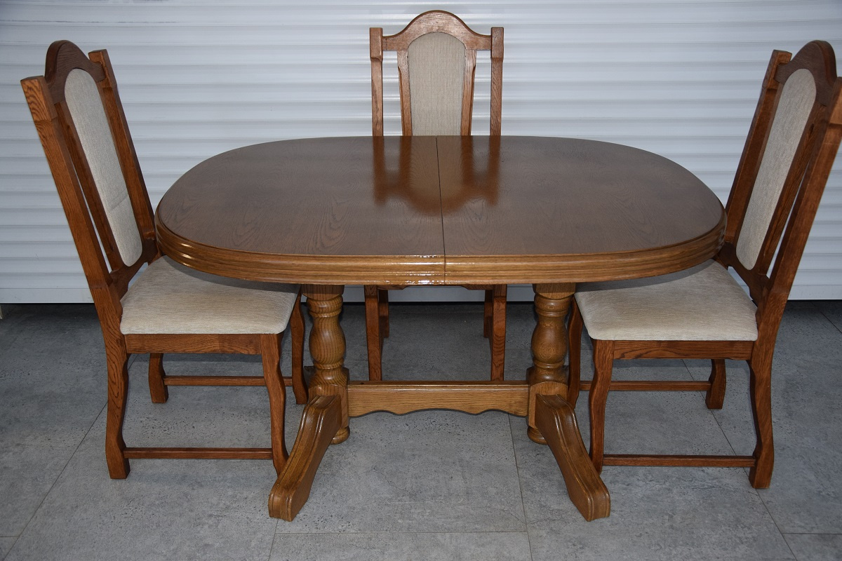 stół rozkładany i 4 krzesła - super stan - 3