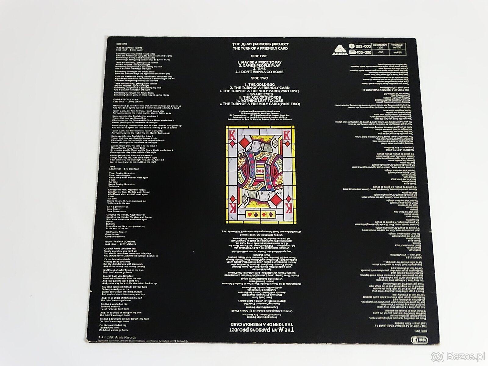 The Turn of a Friendly Card The Alan Parsons Project - 3