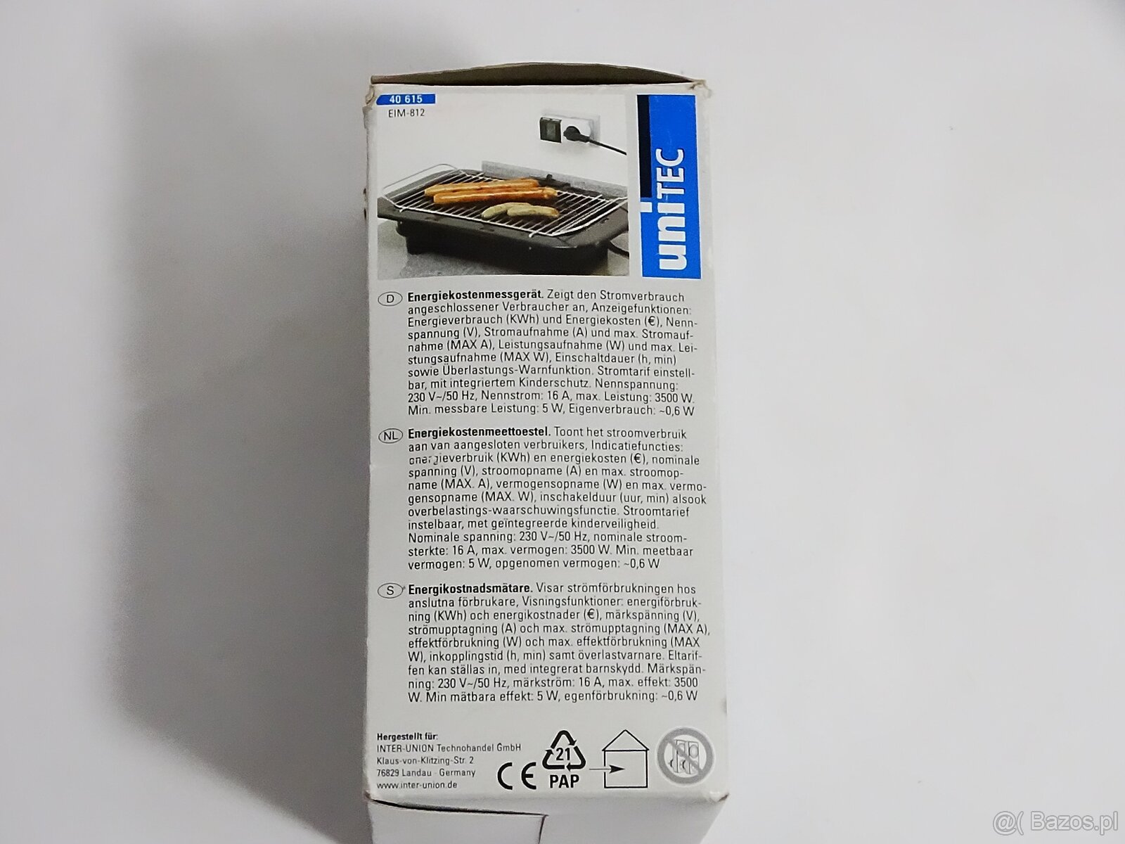 Unitec EIM-81 praktyczne urządzenie do pomiaru zużycia energ - 3