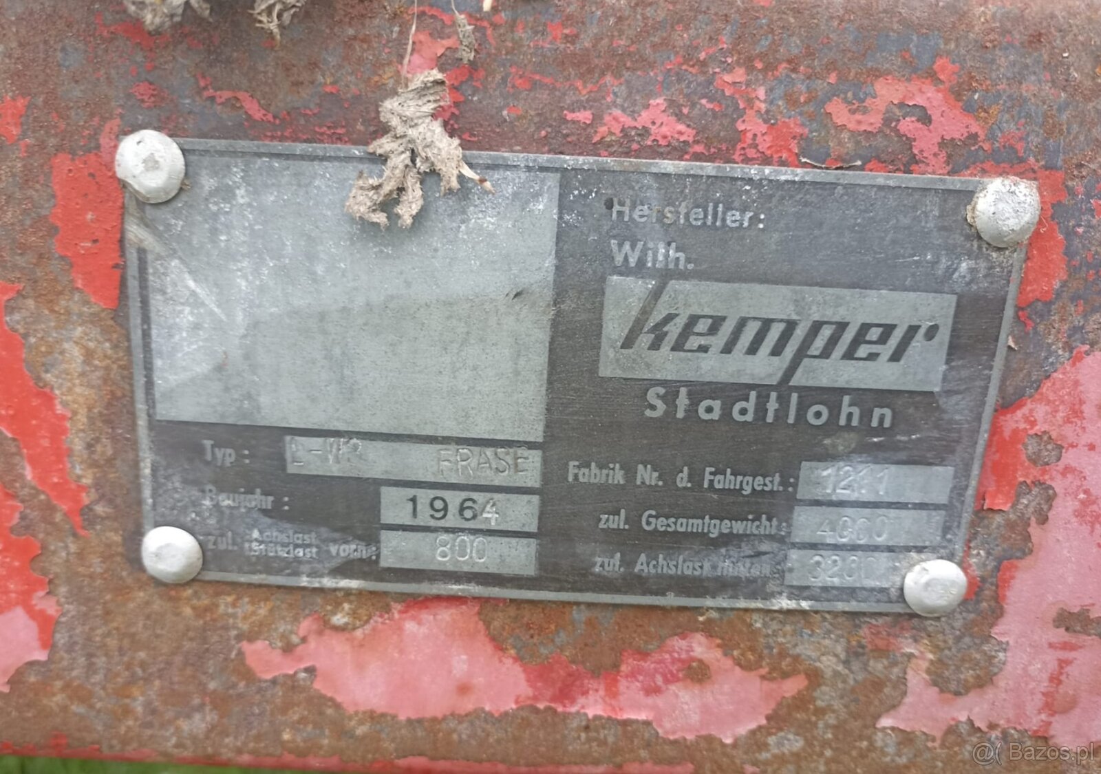 Przekładnia do rozrzutnika obornika Kemper Frase - 3