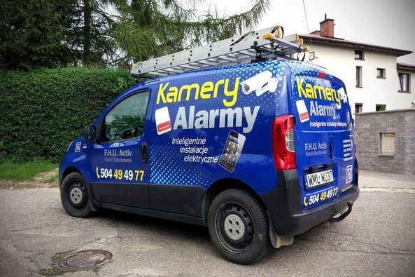 Monitoring, montaż kamer Mława - 3