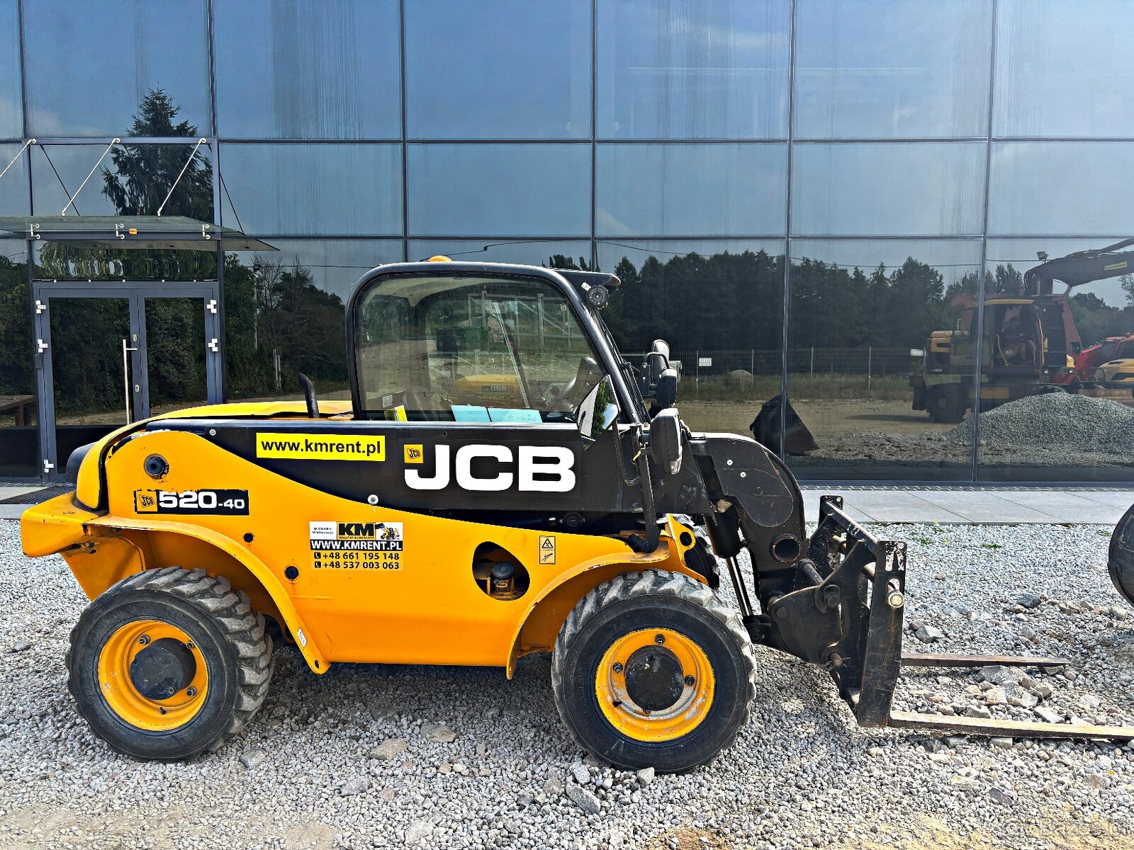 JCB 520-40 4WS ŁADOWARKA TELESKOPOWA 2020R | MANITOU MT 420 - 3